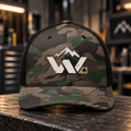 Camouflage trucker hat
